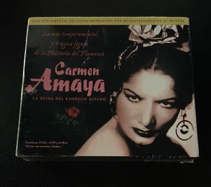 CARMEN AMAYA SPECIAL EDITION 40 ANNIVERSARY FLAMENCO GITANO UNOPENED NEW 2CD DVD - Picture 1 of 6