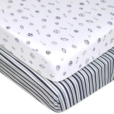 American Baby Company 2 Pack Fitted Mini Crib Sheet 24" x 38", Soft Breathabl... - Image 1 of 4