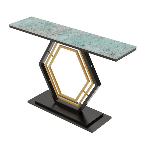 Sleek Design Console Table Lving Room Entryway Sofa Side Tables Furniture Decor Cover
