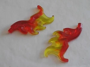 2 x Flamme LEGO flame ref 18394pb01 / Set 70223 70225 30422 70227 70601 70224... - Imagen 1 de 1