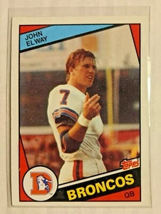 1984 Topps Football John Elway RC #63 Denver Broncos HOF Rookie Card - Picture 1 of 2