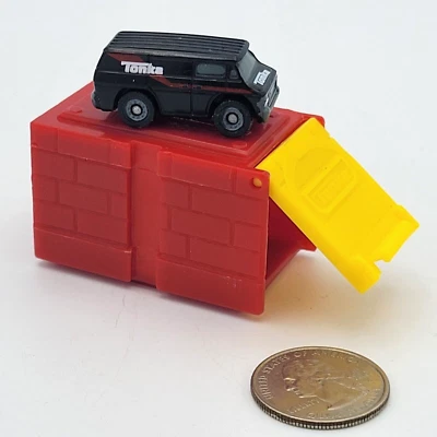 Micro Mini Tonka Black Van 2016 Hasbro Foto 1 de 4