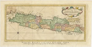 Mapa antiguo de Java de Van Schley (c.1770) - Imagen 1 de 1