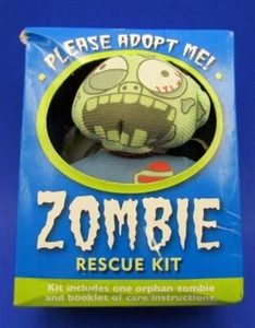 ¡Por favor, adoptame! Kit de rescate de zombis con folleto - Peter Pauper Press 2010 - Imagen 1 de 6