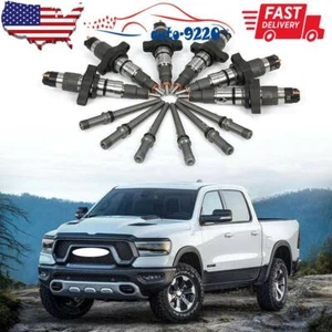6X/Set Fuel Injectors Rail 0445120238 Fits Cummins Dodge 2004-09 Diesel Ram 5.9L - Foto 1 di 11