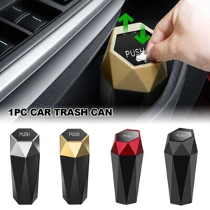 1X Car Trash Bin Can Door Seat Visor Organizer Storage Box Accessories Universal - Imagen 1 de 16