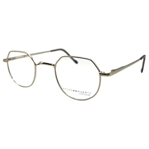 OCCHIALI DA VISTA SCOTT HARRIS VINTAGE - SH-VIN-56 C2 44/23/143 - ORO - NUOVI autentici - Foto 1 di 2