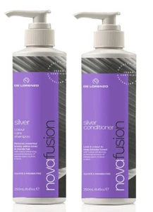 DE LORENZO NOVA FUSION SILVER SHAMPOO 250 ML AND CONDITIONER 250 ML DELORENZO - Picture 1 of 3