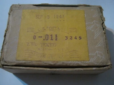 E3 NCR P-1924(3-3)P-P US Meter on Box, Sep 5 1947 Detroit Burr Patterson & Auld - Image 1 of 4
