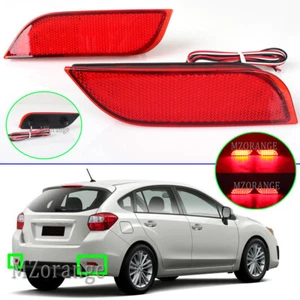 2x LED Rear Bumper Reflector Brake Light For Subaru Impreza WRX STI XV Levorg AU - Picture 1 of 11