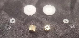 ARTIN 1/43 Slot Car Upgrade for older cars, (Brass) pinion, READ Please - Picture 1 of 2