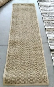 BEIGE 2'-6" X 8' Pulled Threads Rug, Reduced Price 1172709606 NF115A-28 - Picture 1 of 4