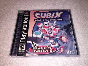 Cubix: Robots for Everyone (PlayStation 1, 2001) PS1 Black Label Complete V Nice - Picture 1 of 2