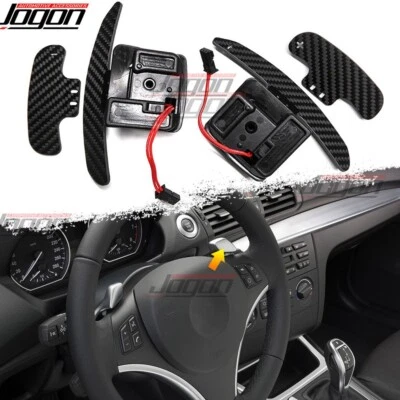 Pair Magnetic Paddle Shifters For BMW E Chassis E90 335i 325i E92 E93 E82 M3 E70 - Image 1 of 4