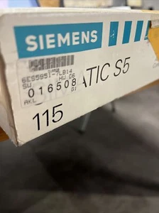 PLC SIEMENS 6ES5951-7LB14 POWER SUPPLY 115/220V AC 5V/3A 5,2V/1A 24V plc - Foto 1 di 3
