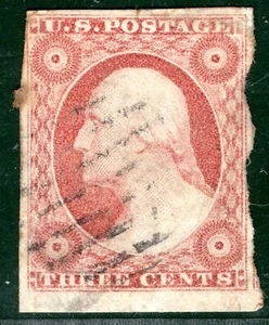 USA Classic Stamp 3c Washington Used {samwells-covers} YGREEN135 - Picture 1 of 6