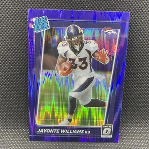 2021 Donruss Optic Purple Shock Prizm Rated Rookie #215 - Javonte Williams - RC! - Bild 1 von 2