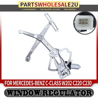 Front Right Window Regulator w/ Motor for Mercedes-Benz C220 C280 C36 AMG 6 pins — 第 1/4 张图片