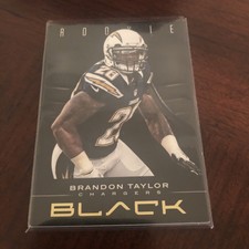 BRANDON TAYLOR 2012 Panini ABSOLUTE BLACK Rookie #110 LSU Chargers Tigers #41/49