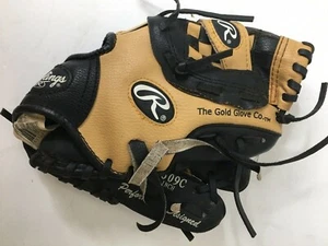 Guanto da baseball Rawlings Youth 10" marrone chiaro nero PL609C giocatori serie RH lancio - Foto 1 di 6