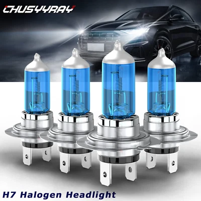 For Renault Koleos 2017-2023 4x H7 6000K Headlight Bulbs Kit Main/Dipped BEAM Foto 1 de 4