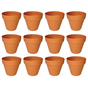 12x Homeleisure Replicotta Round Pot 150mm Outdoor Decorative Garden Decor - Picture 1 of 2