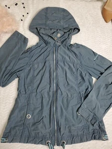 Columbia lightweight jacket womens M Turquoise Zip Up Hooded WITH POCKETS - Picture 1 of 9