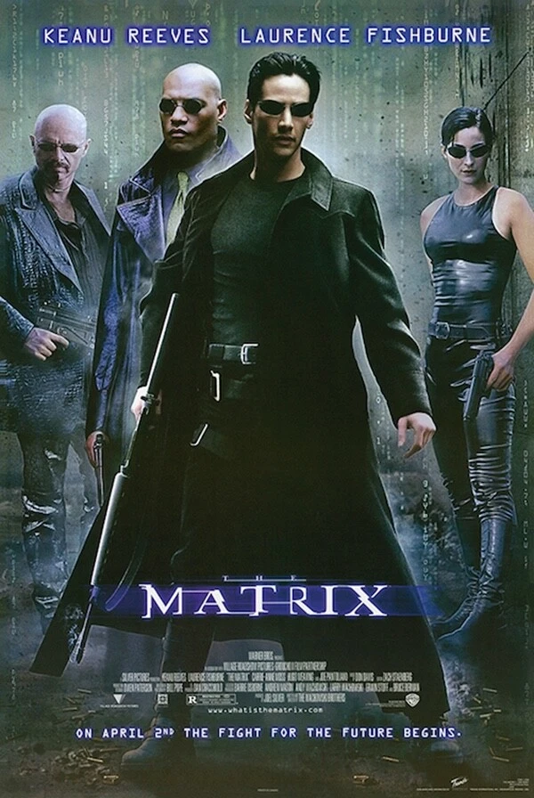 The Matrix: Keanu Reeves & Laurence Fishburne (DVD, Widescreen, 1999) - Image 1 of 1