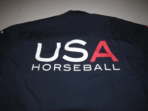 USA Horseball HCC FIHB AHBA Kariban Pocket Shirt Size XL Angler Outdoors - Picture 1 of 8