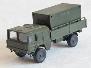 roco minitanks 1:87 bundeswehr 470 LKW 5t MAN N 4510 / N 4610 mit Container - Bild 1 von 4
