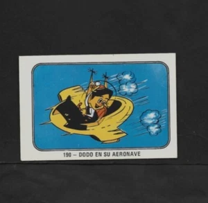 1972-73 Spanish Hanna-Barbera Mighty Mightor #190 DODO Card vg/ex - Picture 1 of 2