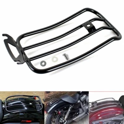Portaequipajes de asiento de acero para Harley Road Glide FLTR Road King FLHR Electra Glide Foto 1 de 4
