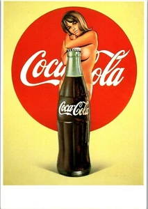 Coca-Cola Cola Mel Ramos 1972 Postkarte nackte Dame Louis K. Meisel Gallery NY - Bild 1 von 4