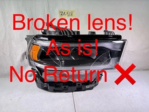 19-24 RAM 2500 3500 HEADLAMP LIGHT RIGHT PASSENGER MOPAR GENUINE 68360178AD - Picture 1 of 24