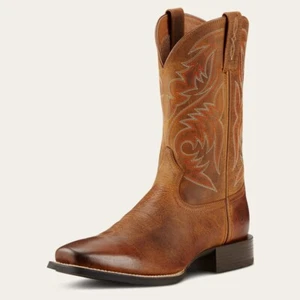 Ariat Men's Sport Herdsman Powder Brown Boot - Picture 1 of 5