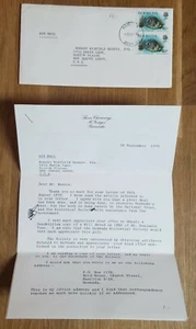 1979 Bermuda Dokument Drei Schornsteine St Georges Sir Dudley Spurling Benj. Tuzo - Bild 1 von 5