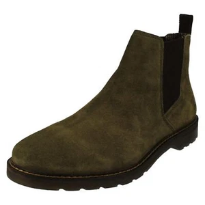 Mens Bugatti Casual Pull On Ankle Boots 331-A5P31-1400 - Picture 1 of 10