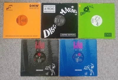 Rare Set Of 5 x Disco Magic / Italian Style 1990's Piano House / Euro House 12"s - Image 1 of 4