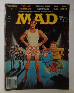 MAD Magazine No. 226 October 1981 ~  Superman II & Too Close for Comfort - Picture 1 of 11