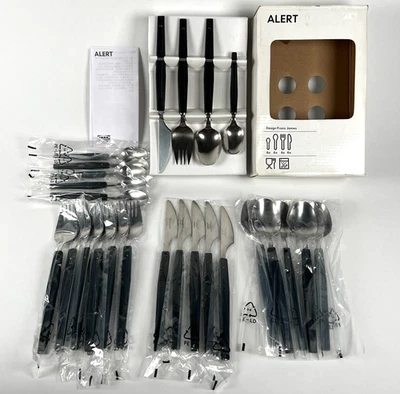 2005 Ikea ALERT 24 piece Cutlery Mid-century style tableware Franz James Vintage - Bild 1 von 4