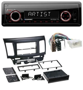 Blaupunkt SD USB 1DIN MP3 AUX Autoradio für Mitsubishi Evo Lancer (ab 2008) - Bild 1 von 6