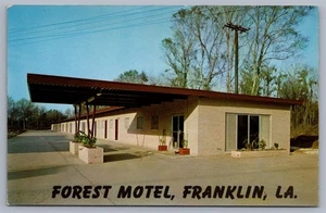 Forest Motel Franklin LA Louisiana Highway 90 Postcard L15 - Picture 1 of 3