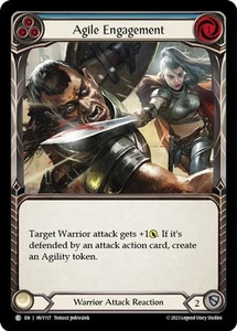 Flesh & Blood-NM-Heavy Hitters-Agile Engagement (Blue)-HVY117 - Picture 1 of 1