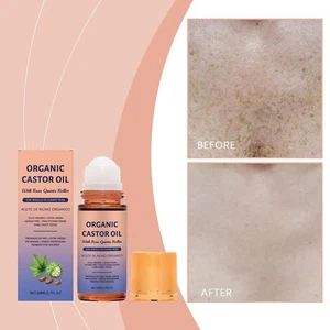50ml Organic Castor Oil Roll-On Coating Lotion Improving Dry and Rough Skin☄ - Picture 1 of 10