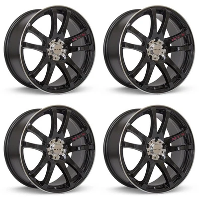 4 Rines 15" Negro de Aleación para Hyundai Accent 2005-2022, RTX4C6C 4x100 4Birl - Image 1 of 4