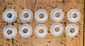 Chevy 1955-1957 4 DR puerta y manija de ventana arandelas de plástico, (juego de 10 piezas)-NUEVO - Imagen 1 de 3