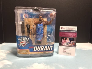 KEVIN DURANT JSA COA Signed NBA McFarlane NBA Series 22 Action Figure Thunder - Picture 1 of 24