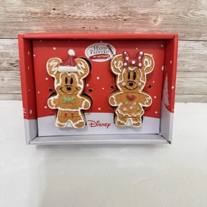 Mickey und Minnie Mouse Lebkuchen Weihnachten Salz und Pfefferstreuer - NEU - Bild 1 von 4