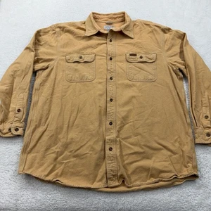 Camisa Carhartt Calce Original Manga Larga Abotonada Tostada XL Hombres Ropa de Trabajo Informal - Imagen 1 de 9