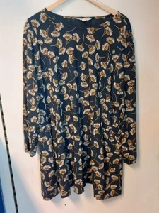 Seasalt Cornwall Kleid - Tunika mit Safran-Rise Damen Größe 24 Bio-Baumwolle - Bild 1 von 10